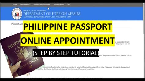 passport.gov.ph appointment|philippine passport online slot appointment.